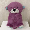 Baby Plush Doll Breathing Bear Newborn Soothing Sleep Playmate Otter Toy Kids Music Sleeping Companion Sound Light Doll Toy Gift