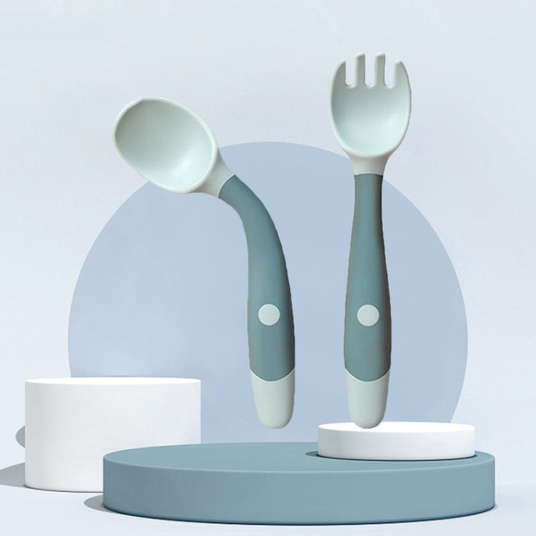 Green Baby Bendable Silicone Spoon